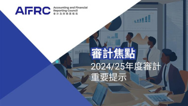 2024/25年度審計重要提示